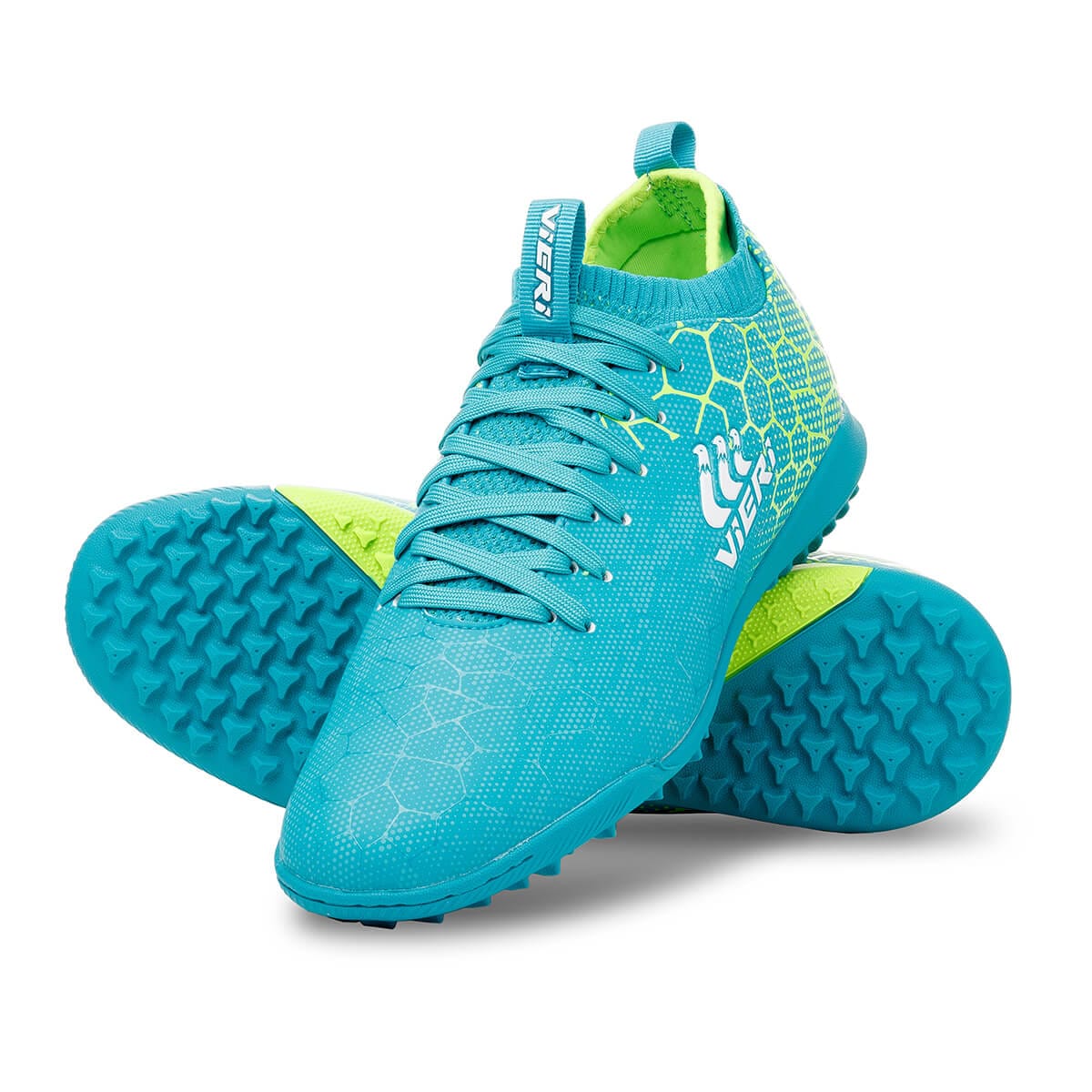 MCFotoProducto-04 Zapatillas de futbol sala color celeste, fotografía de producto, Marcos Castellanos Fotografía